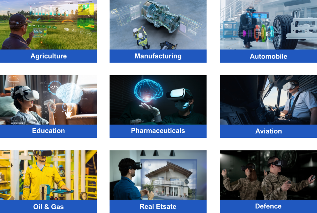 Virtual Reality (VR), Augmented Reality (AR), 360VR Immersive Solutions For Different Industries.
