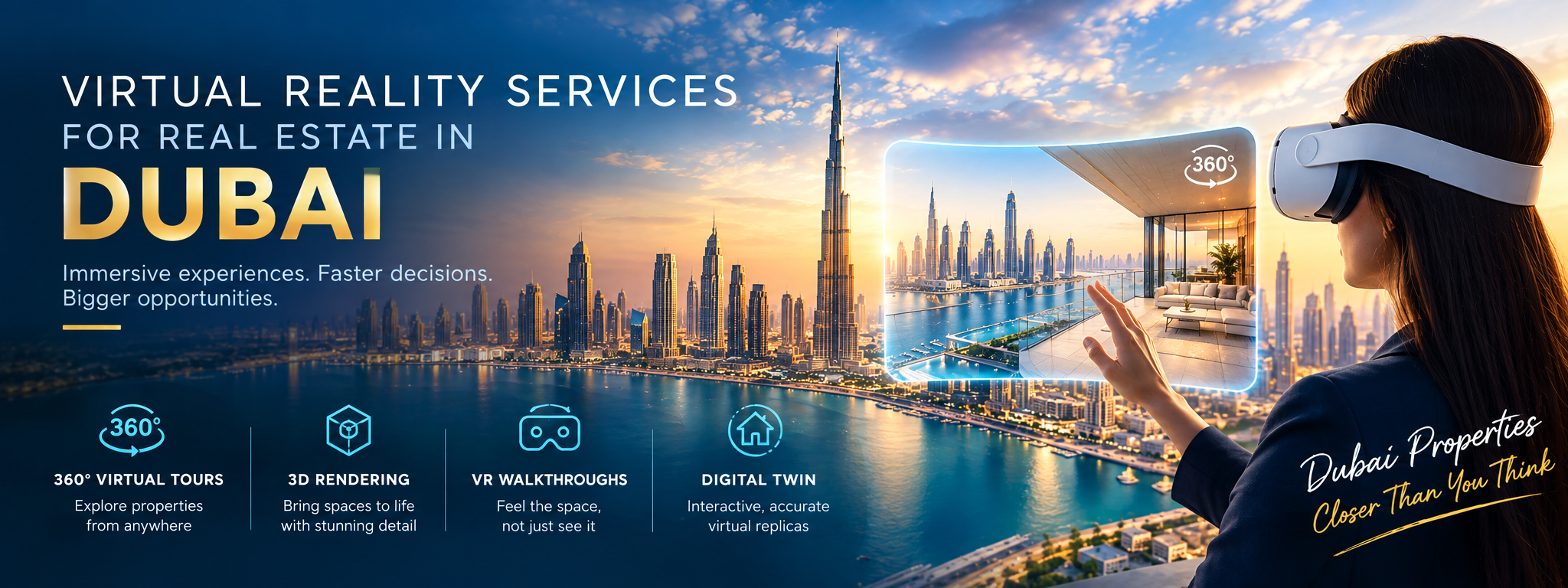 Virtual reality for Real estate in dubai